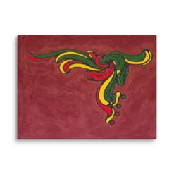 Abstract Skater — Stretched Canvas Print