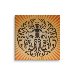Angel on Wheels — Stretched Canvas Print