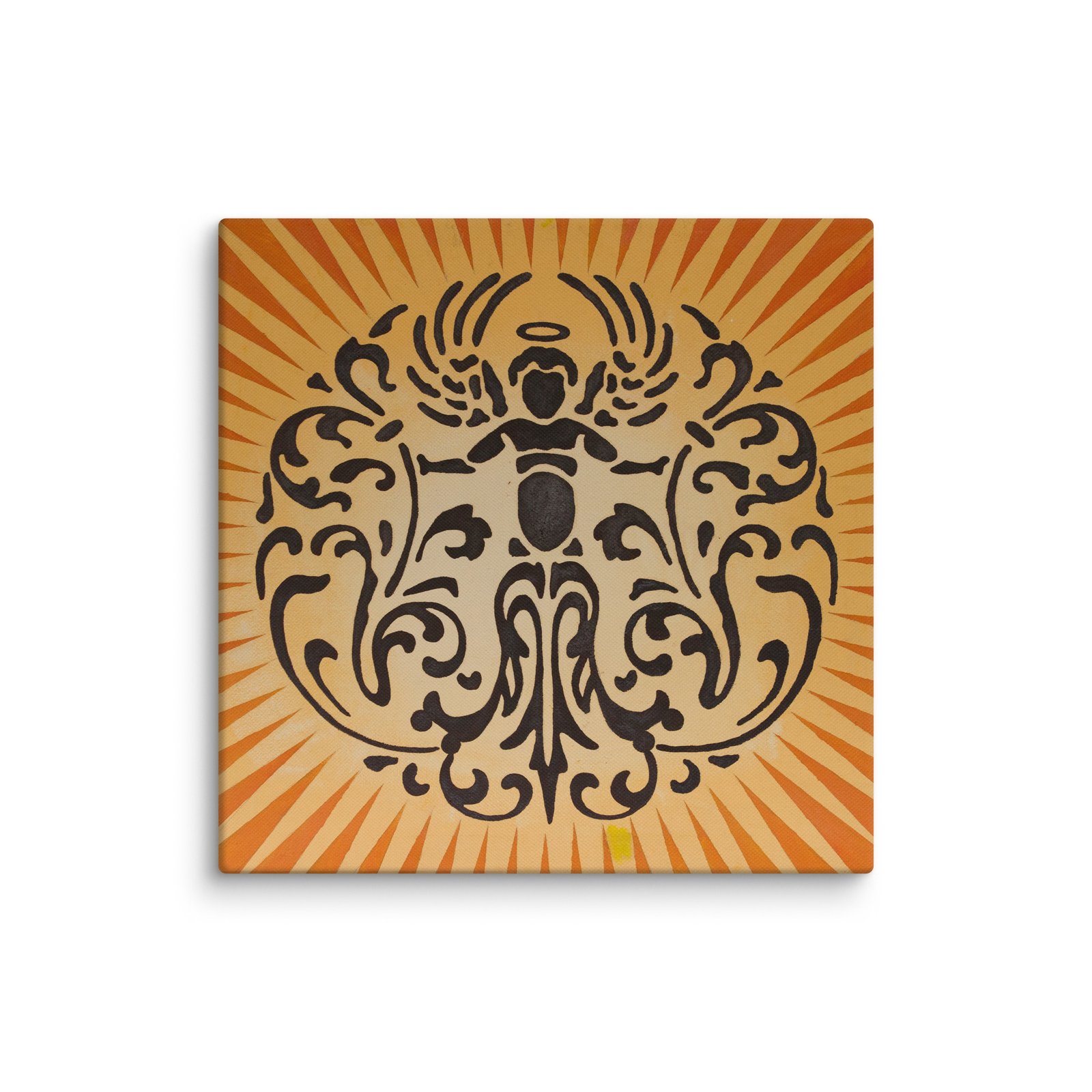 Angel on Wheels — Stretched Canvas Print - Image 4