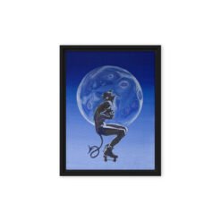 Alternative view of Demon on Wheels — Framed Canvas Print