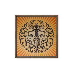 Angel on Wheels — Framed Canvas Print