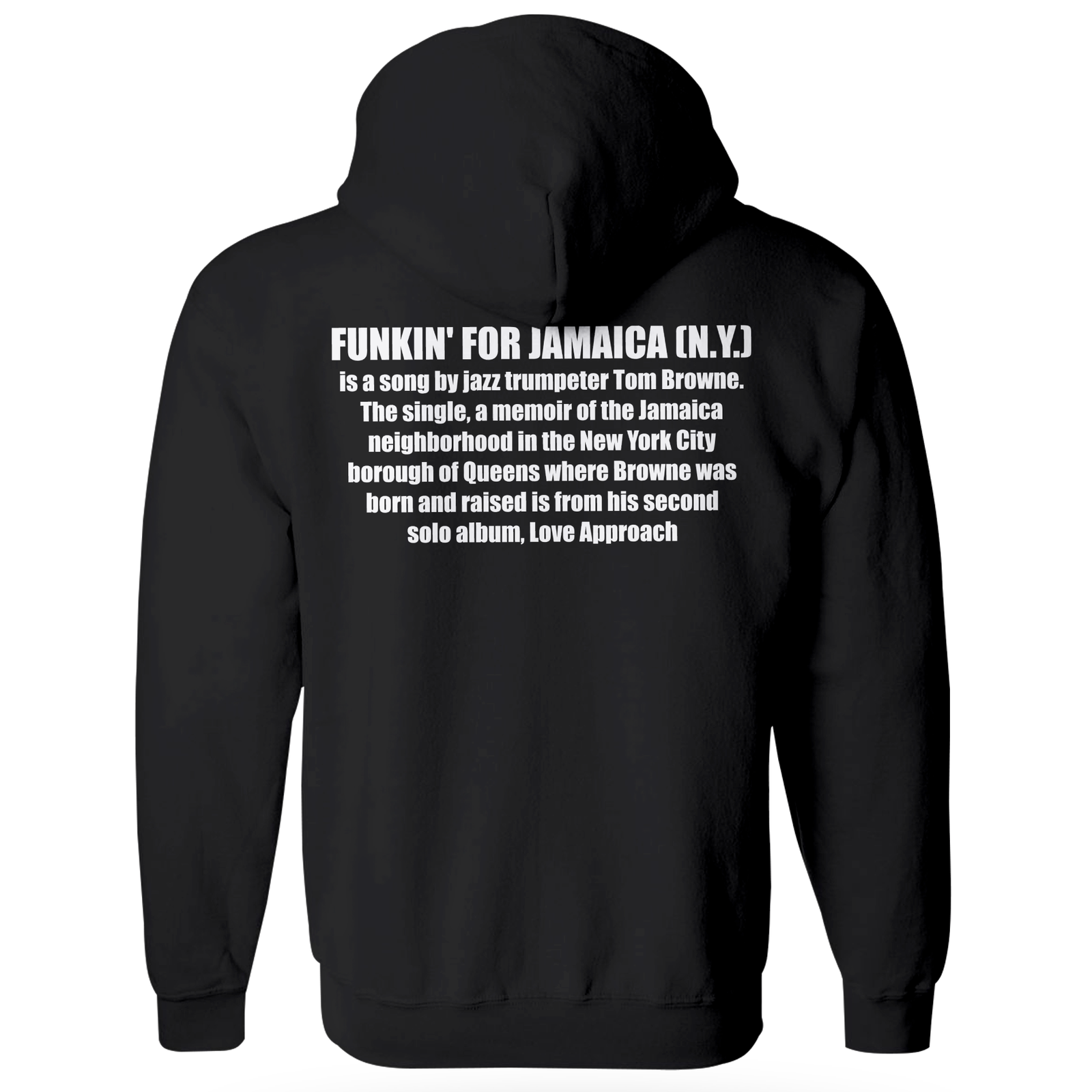 Tom Browne “Funkin’ for Jamaica (N.Y.)” Hoodie - Image 2