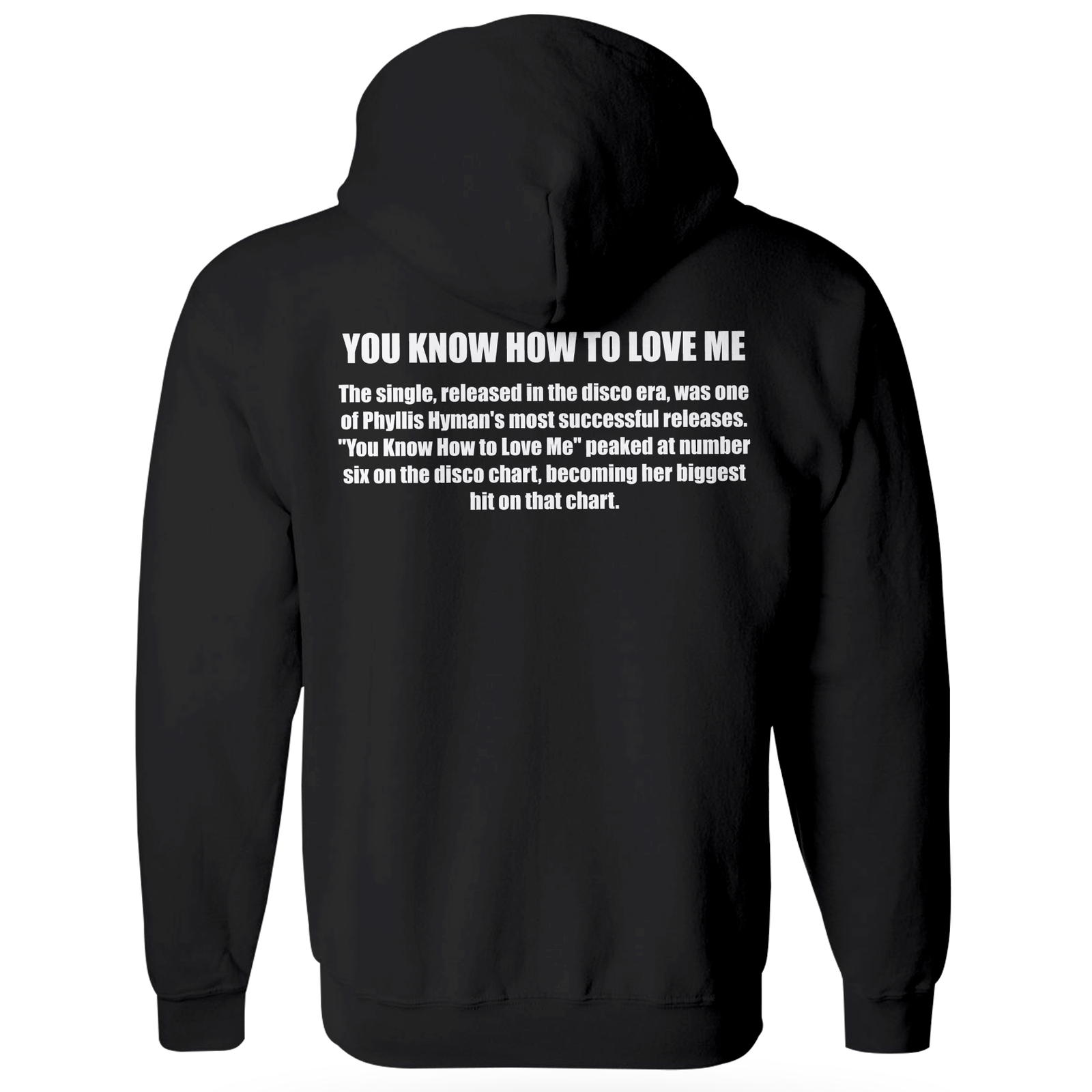 Phyllis Hyman “You Know How to Love Me” Hoodie - Image 2