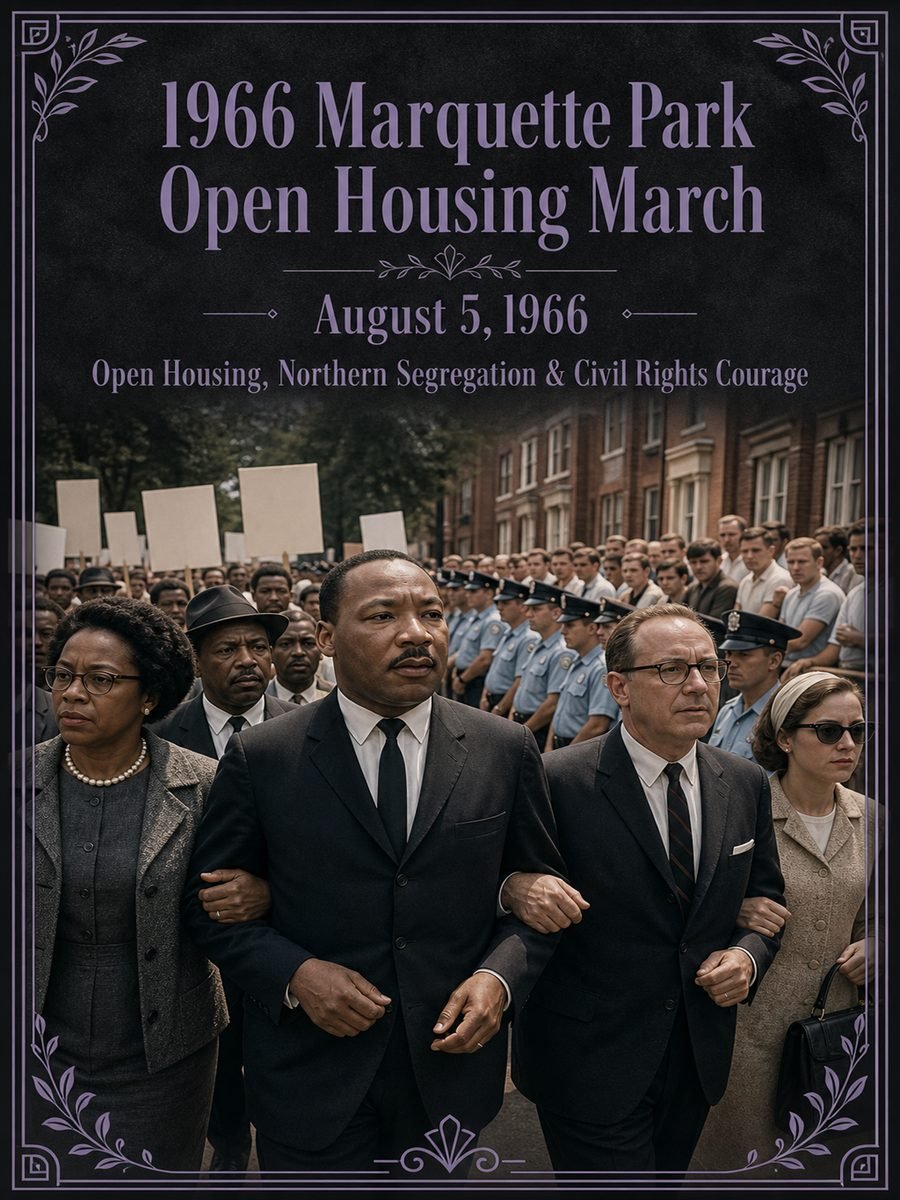1966 — Martin Luther King Jr. is attacked during Chicago open-housing march
