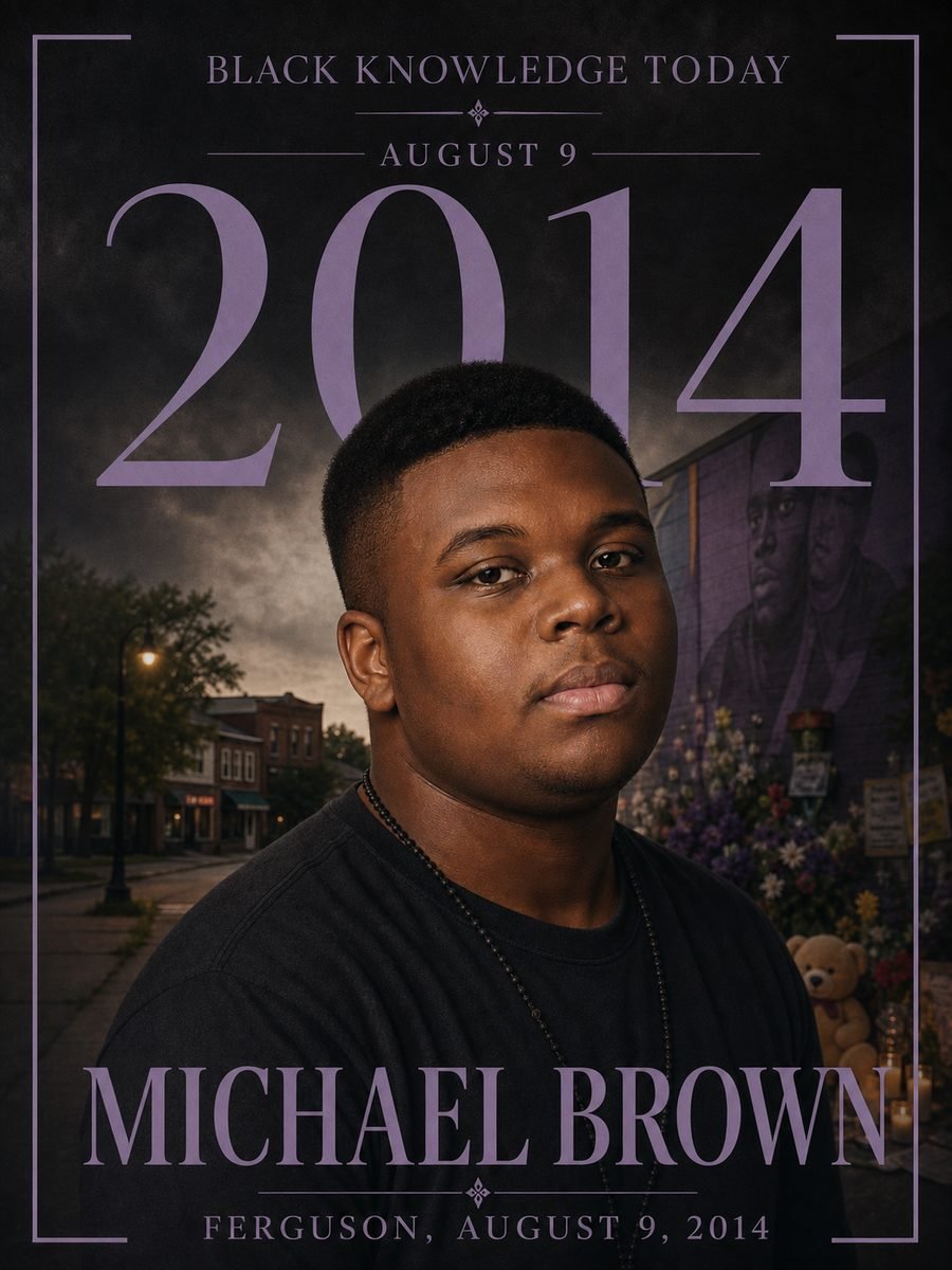 2014 — Michael Brown is killed by a police officer in Ferguson