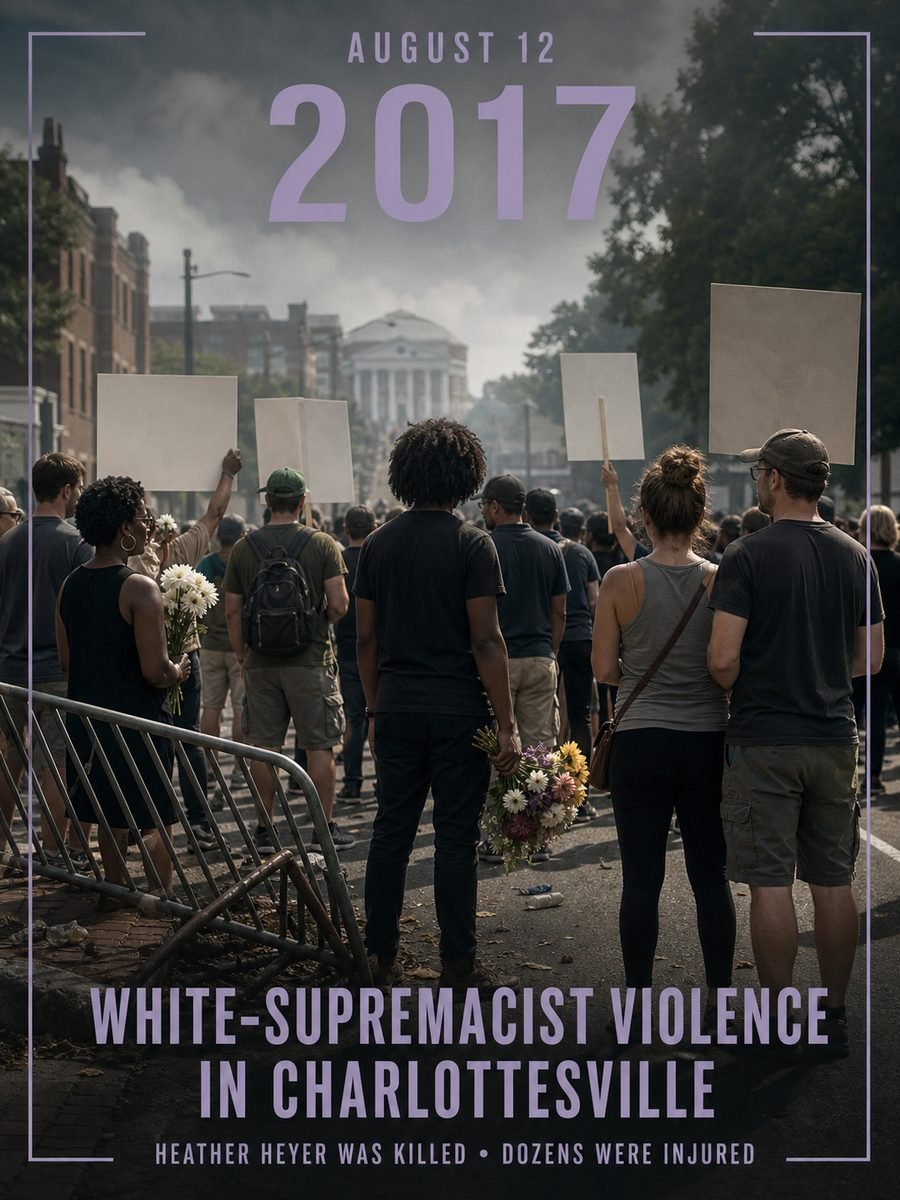 2017 — White supremacist violence strikes Charlottesville