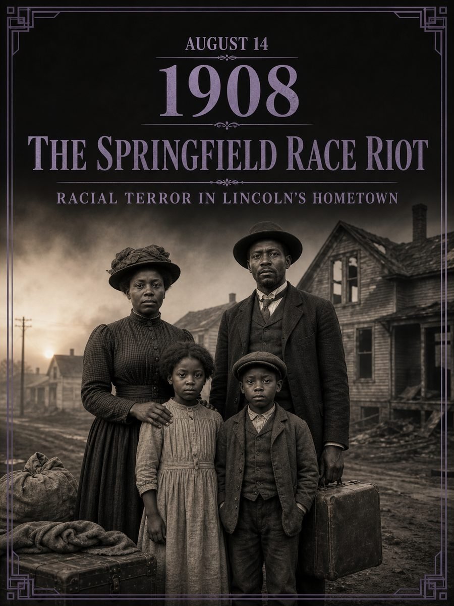 1908 — The Springfield Race Riot begins in Illinois