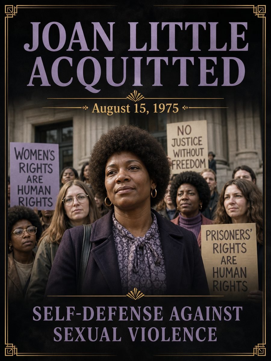 1975 — Joan Little is acquitted in a landmark self-defense case