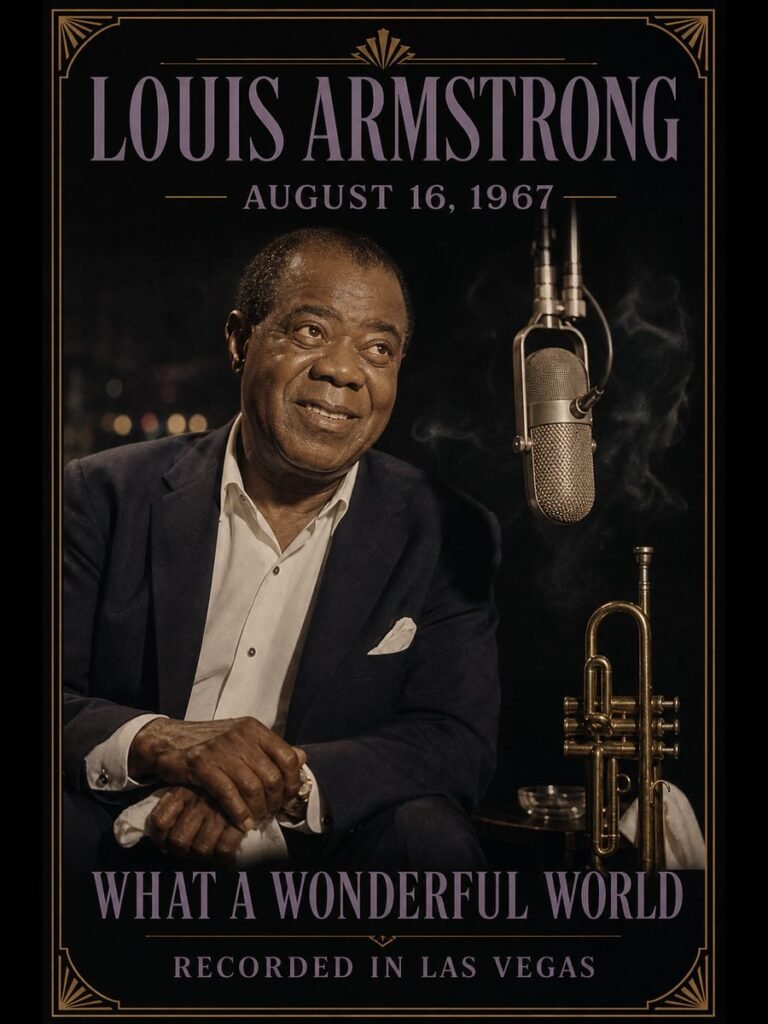 1967 — Louis Armstrong records “What a Wonderful World”