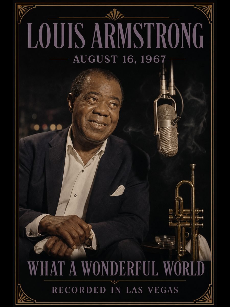 1967 — Louis Armstrong records “What a Wonderful World”
