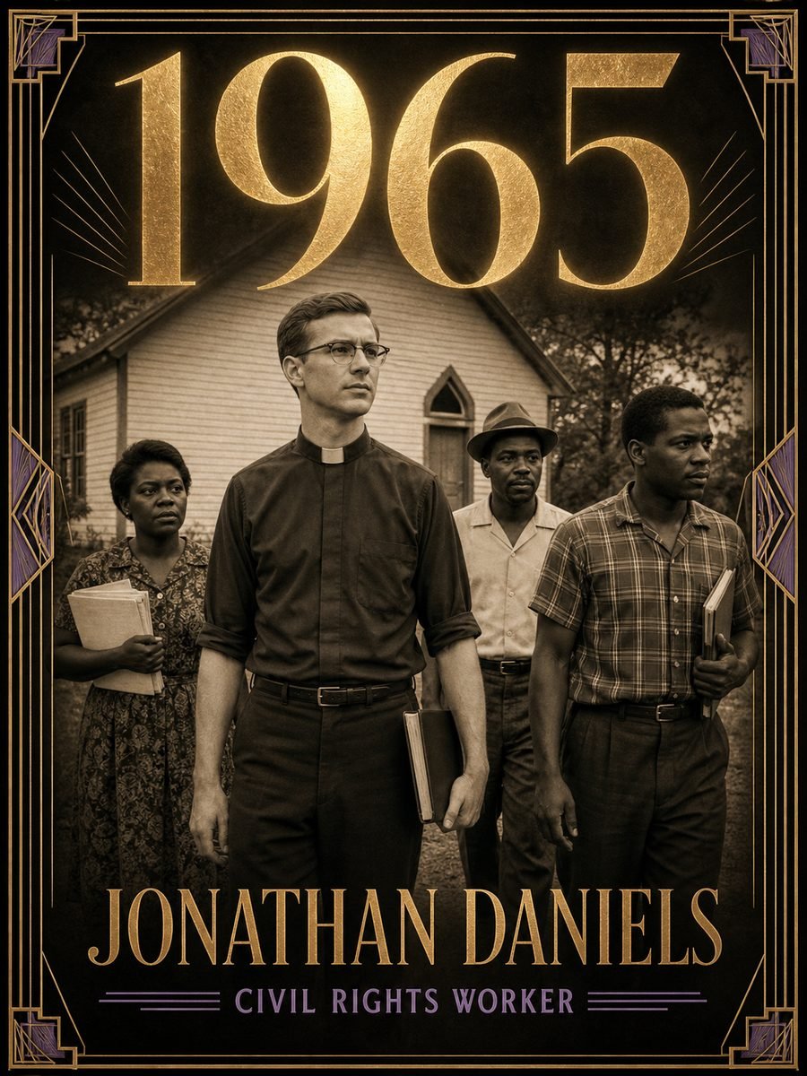 1965 — Jonathan Daniels is killed while protecting Ruby Sales