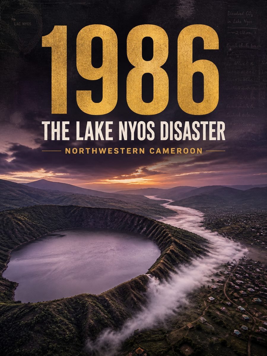 1986 — Lake Nyos disaster kills nearly 1,800 people in Cameroon