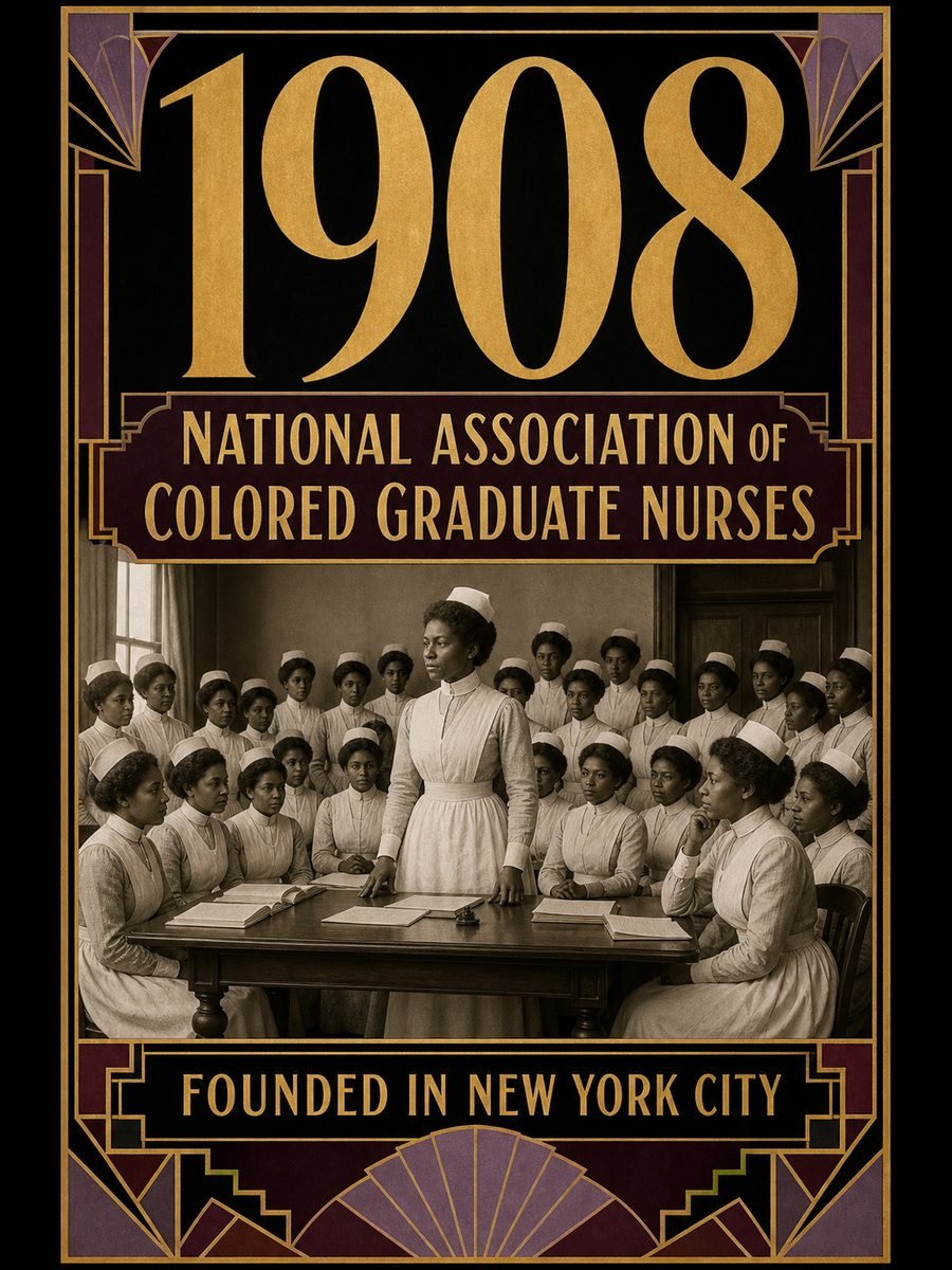 1908 — National Association of Colored Graduate Nurses is founded