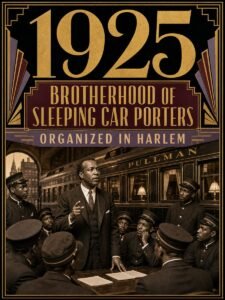 1925 — Brotherhood of Sleeping Car Porters is organized