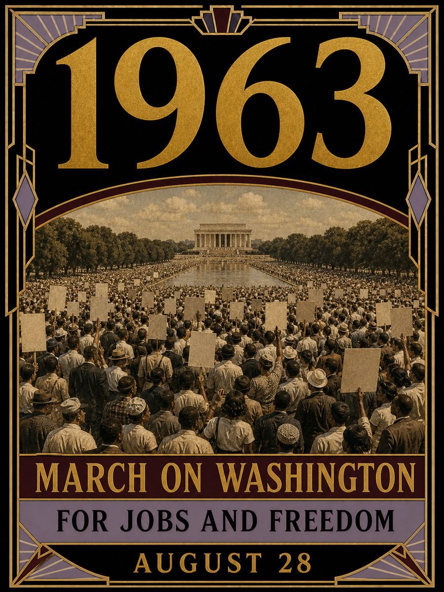 1963 — March on Washington brings a quarter-million people to the capital