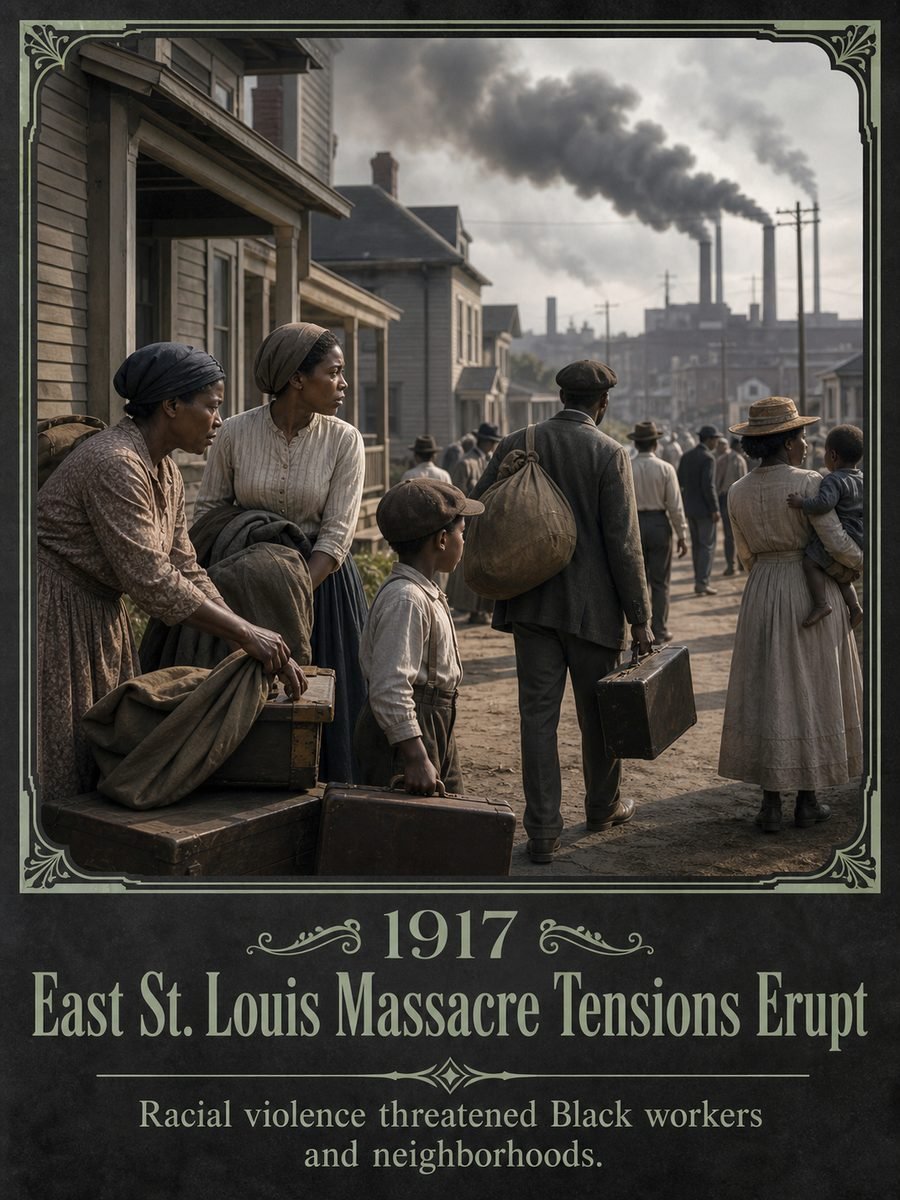 1917 — East St. Louis massacre tensions erupt