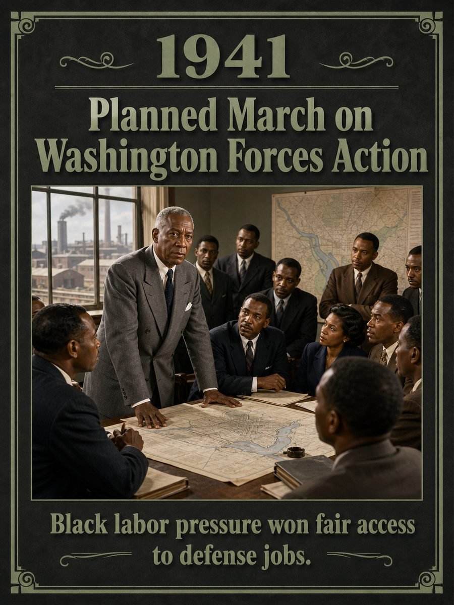 1941 — A. Philip Randolph’s planned March on Washington forces federal action