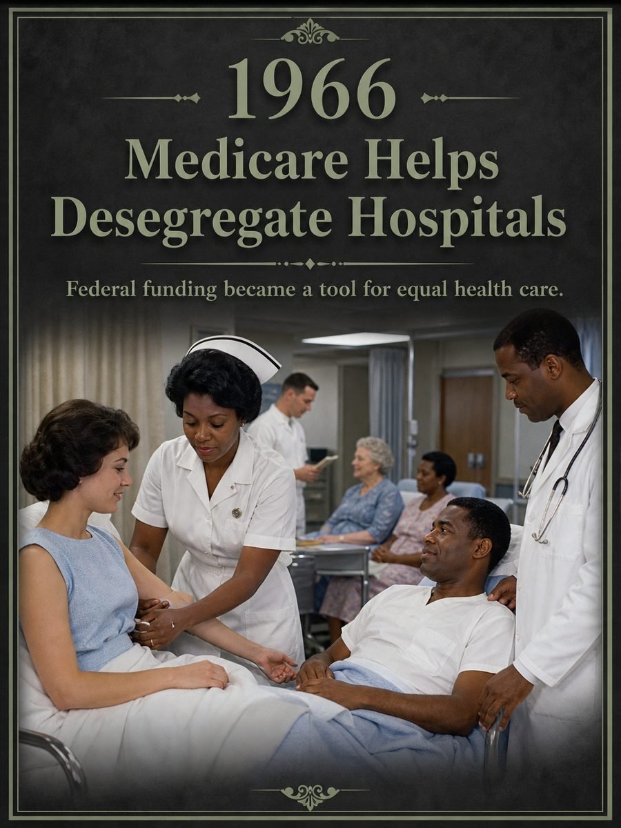 1966 — Medicare helps desegregate American hospitals