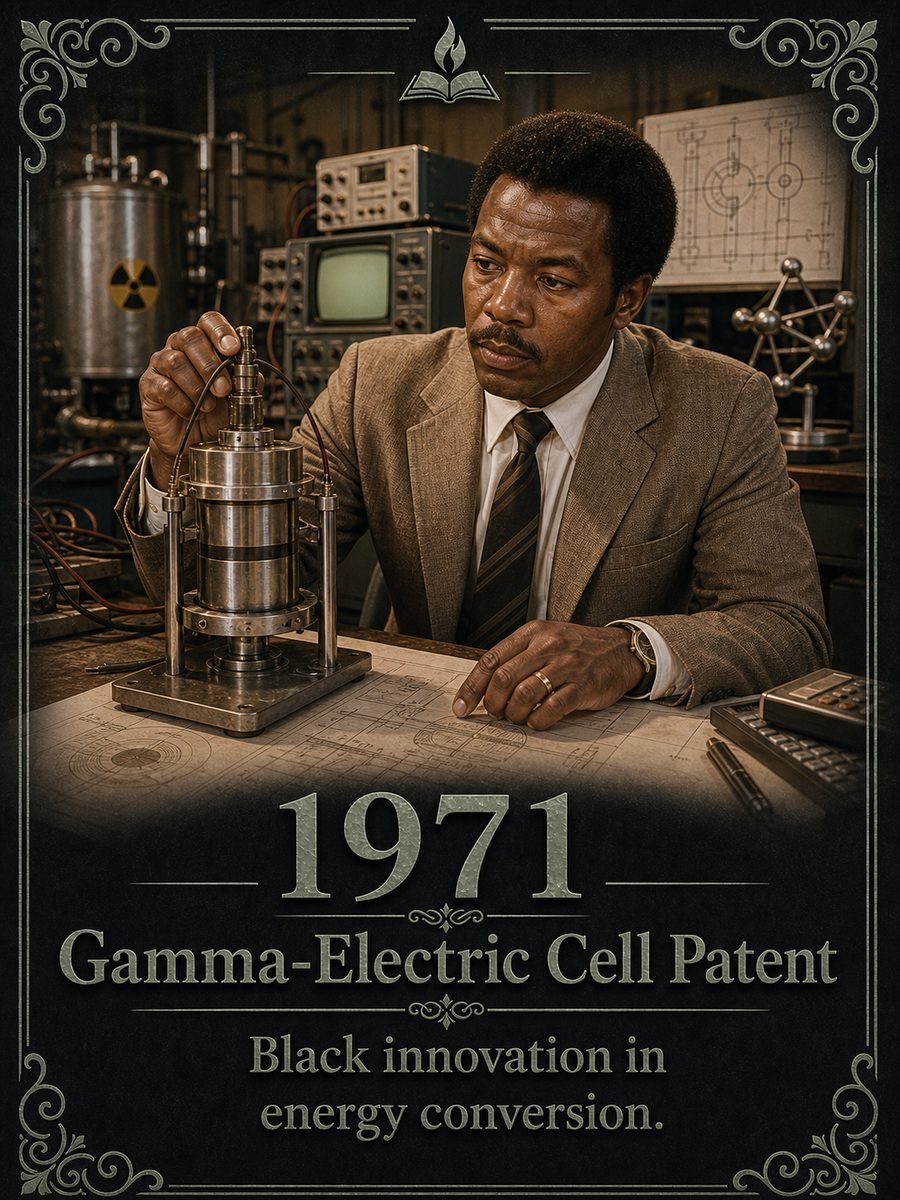 1971 — Henry T. Sampson receives gamma-electric cell patent