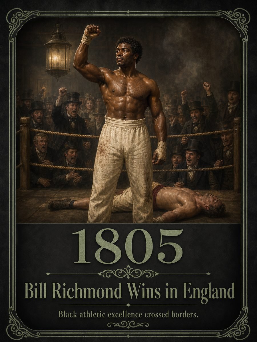1805 — Bill Richmond gains international recognition in boxing
