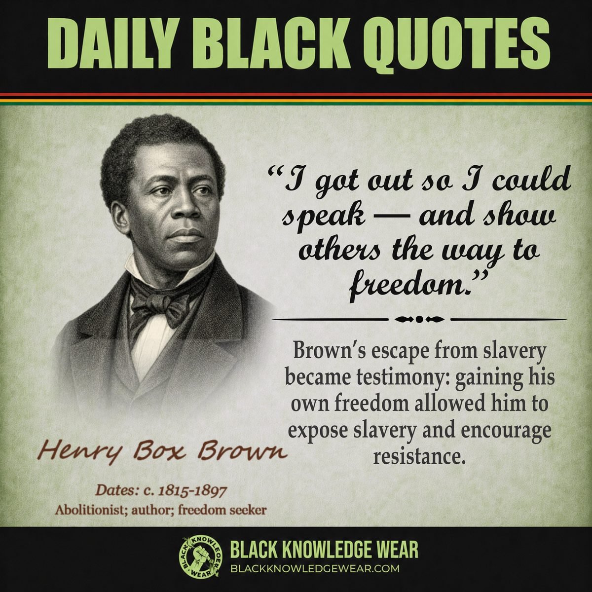 Henry Box Brown