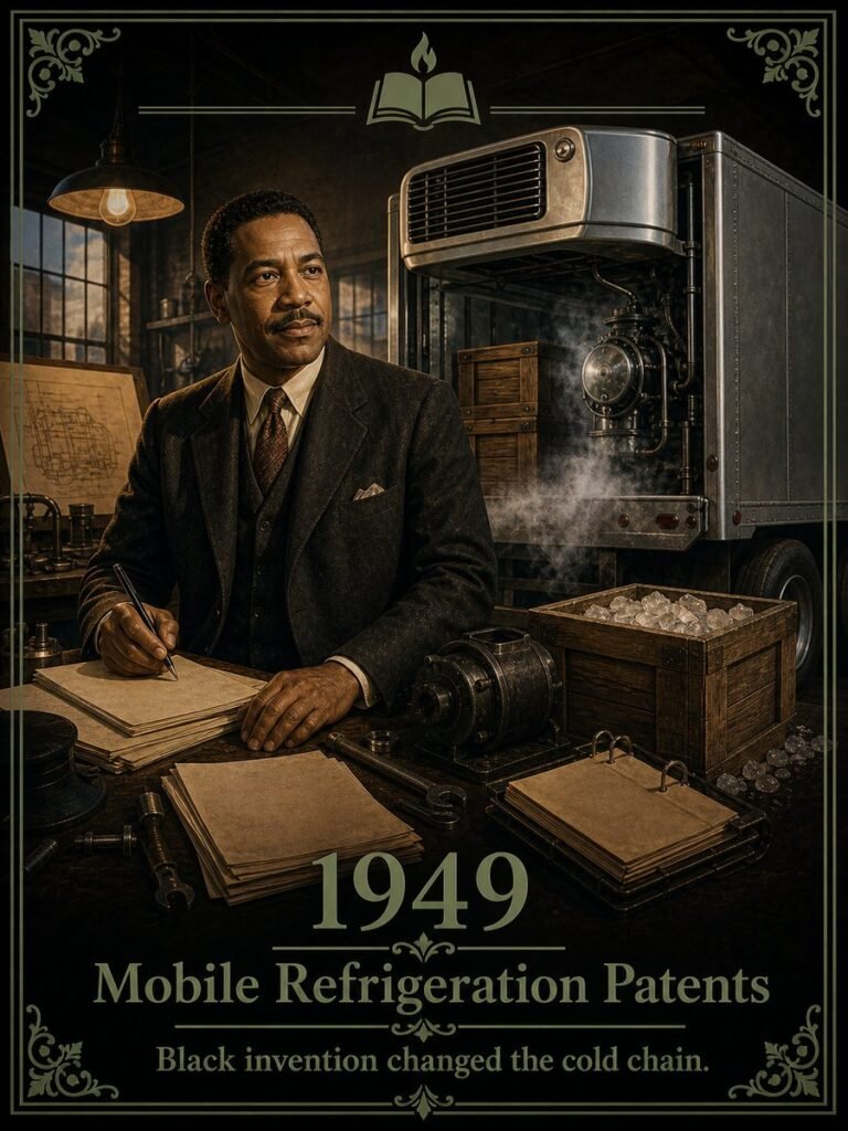 1949 — Frederick McKinley Jones receives mobile refrigeration patents