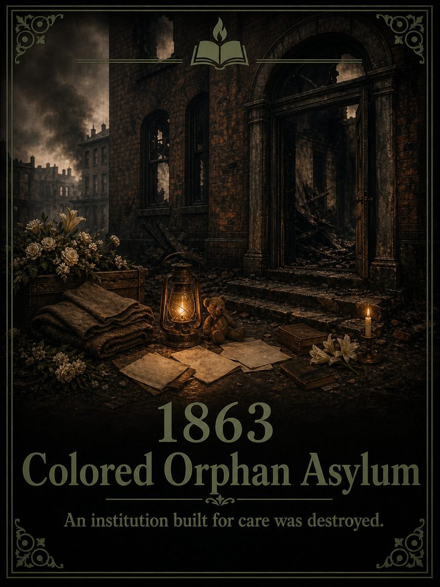 1863 — Colored Orphan Asylum attacked and burned
