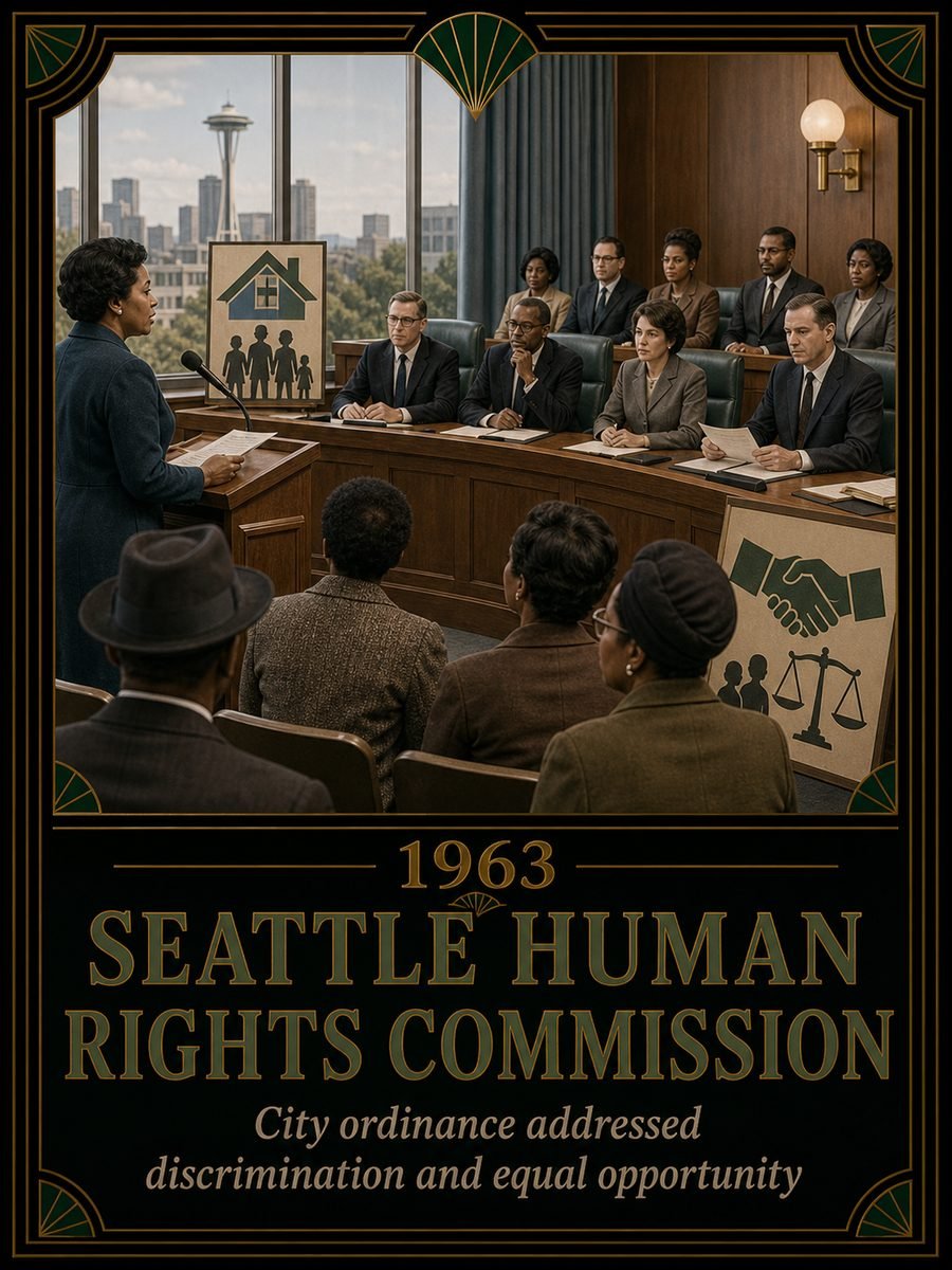 1963 — Seattle City Council passes Human Rights Commission ordinance
