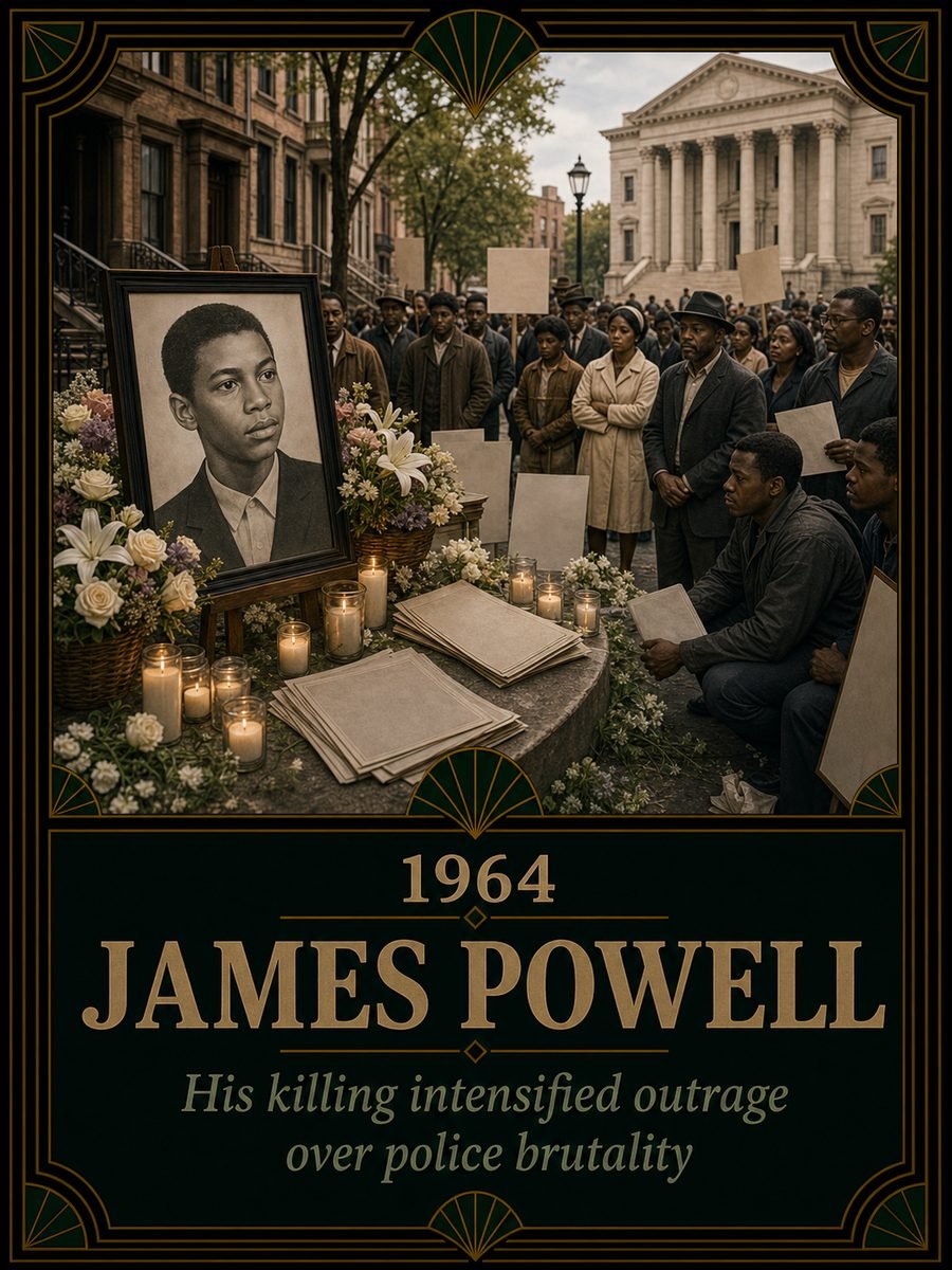 1964 — Police killing of James Powell sparks Harlem uprising