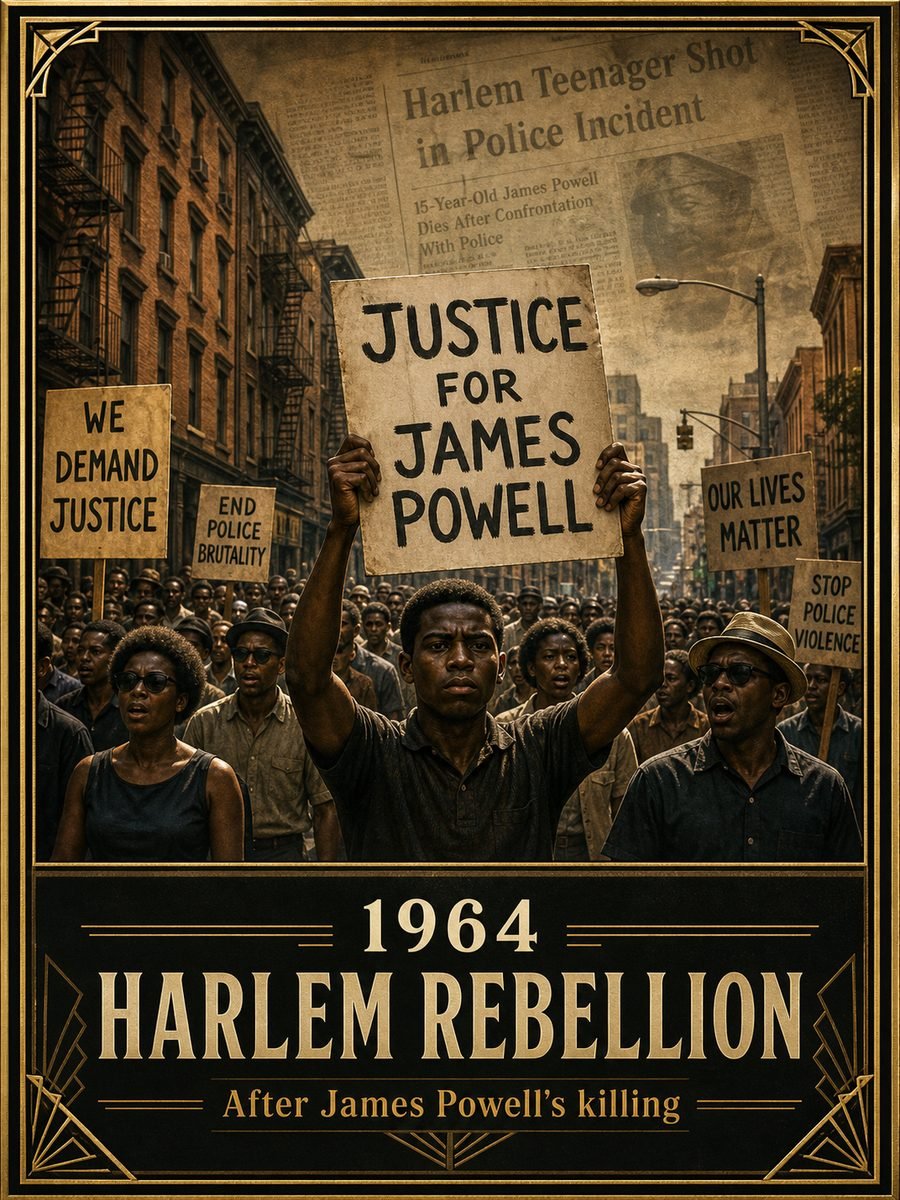 1964 — Harlem rebellion erupts after James Powell’s killing