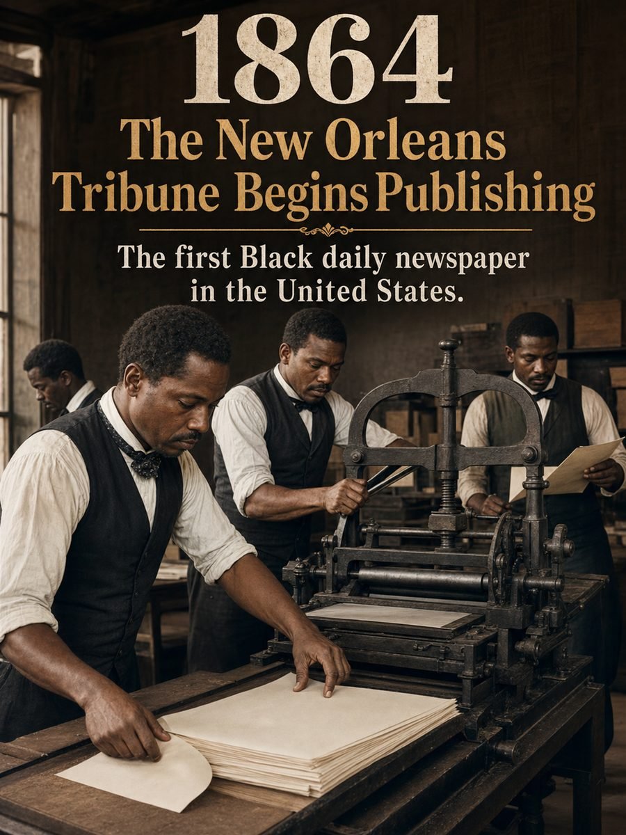 1864 — The New Orleans Tribune begins publishing