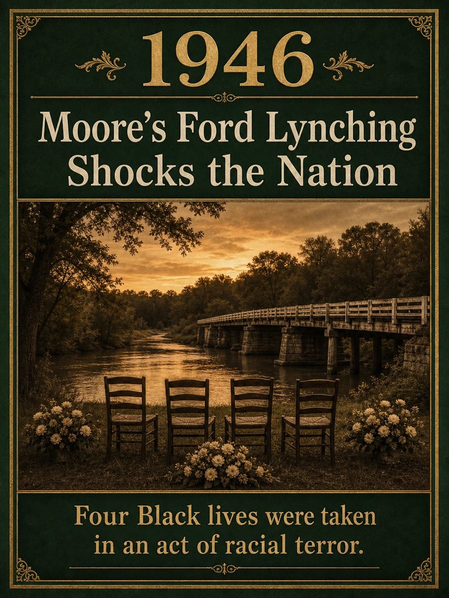 1946 — Moore’s Ford lynching shocks the nation