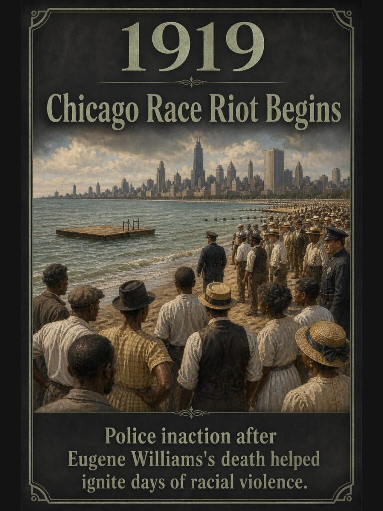 1919 — Chicago Race Riot begins during Red Summer