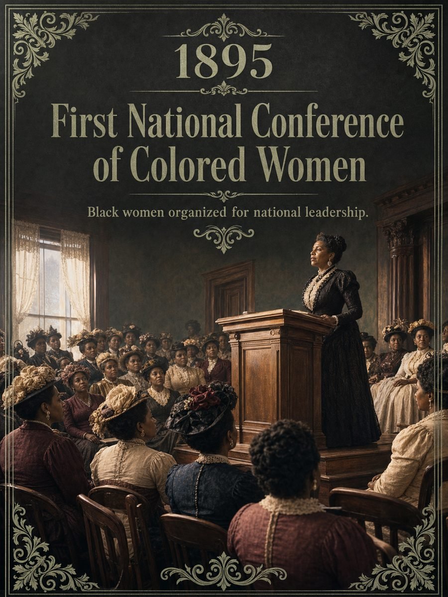 1895 — First National Conference of Colored Women opens in Boston