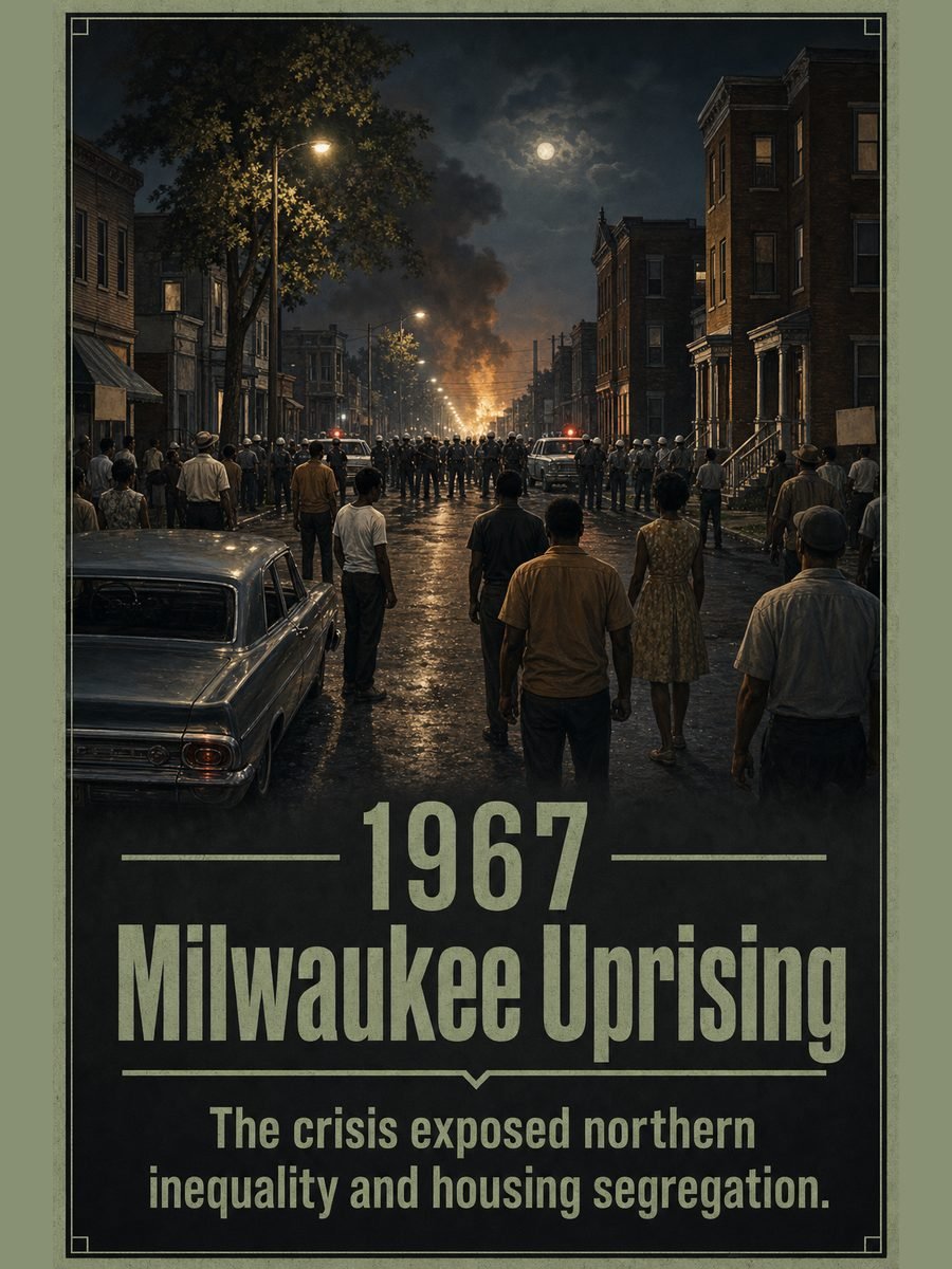1967 — Milwaukee uprising begins