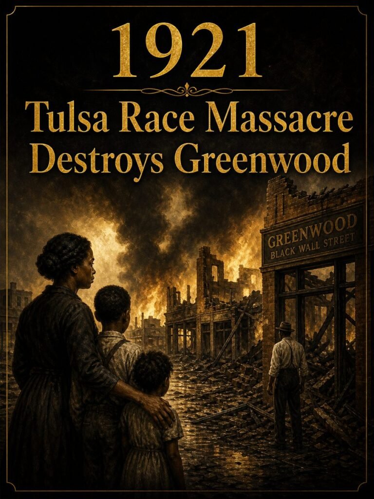 1921 — The Tulsa Race Massacre destroys Greenwood