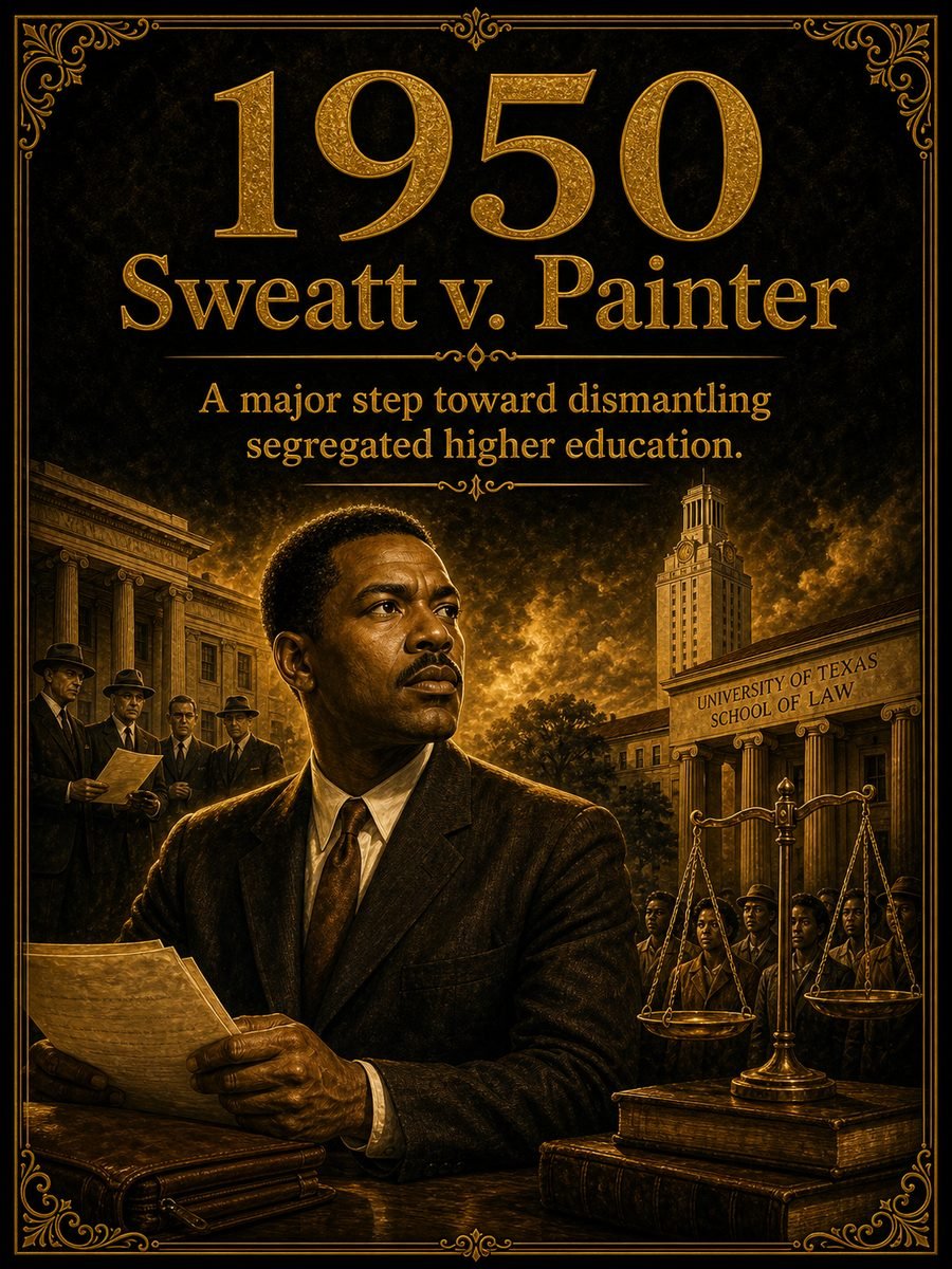 1950 — The Supreme Court decides Sweatt v. Painter