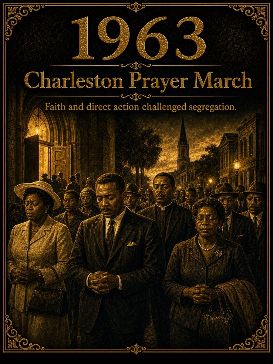 1963 — Charleston demonstrations begin with a prayer march