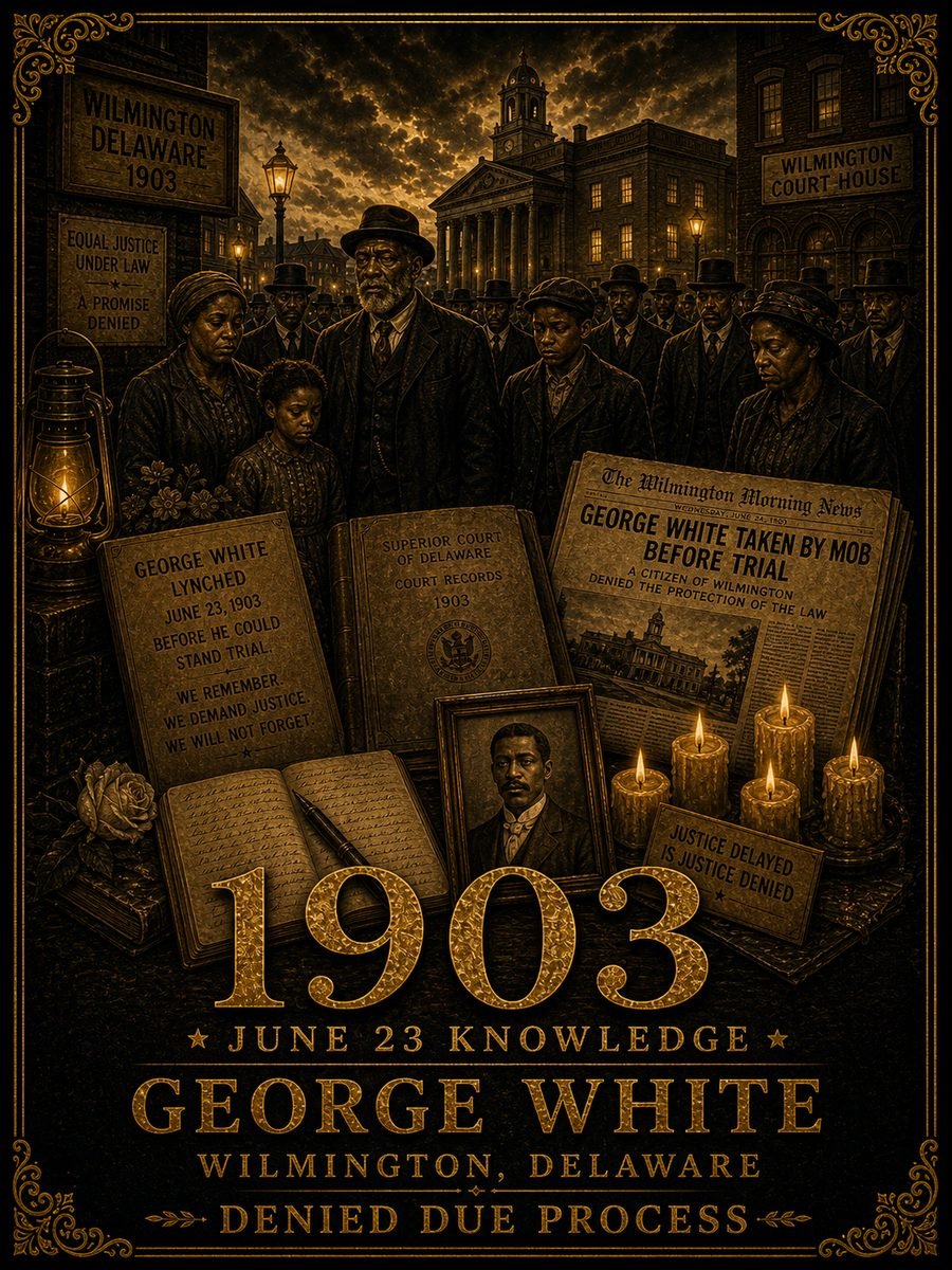 1903 — George White is lynched in Wilmington, Delaware
