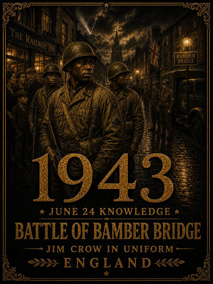 1943 — The Battle of Bamber Bridge unfolds overnight in England