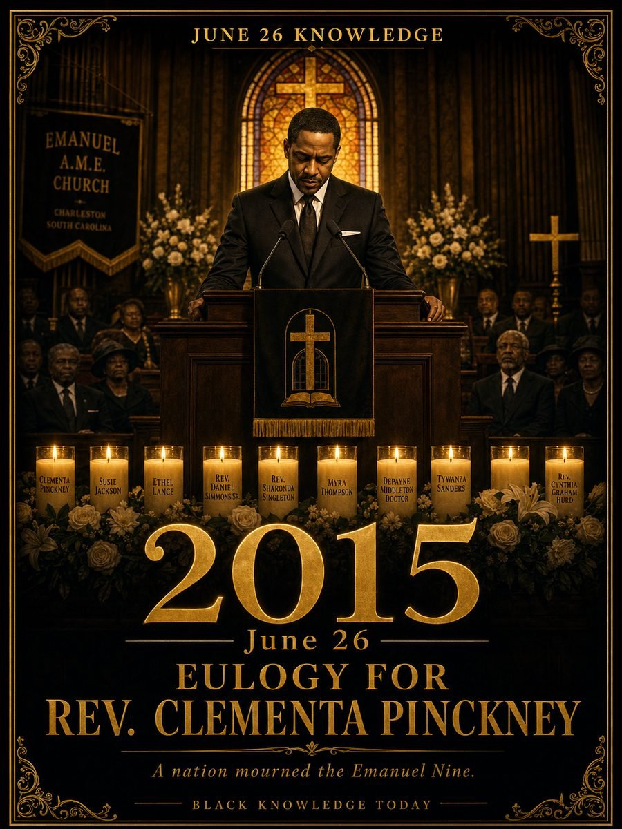2015 — President Obama eulogizes Rev. Clementa Pinckney after the Emanuel AME massacre