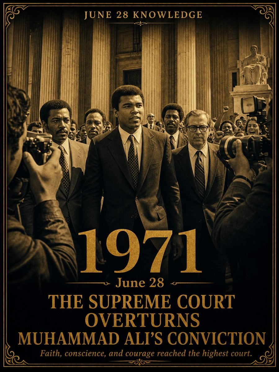 1971 — The Supreme Court overturns Muhammad Ali’s draft conviction
