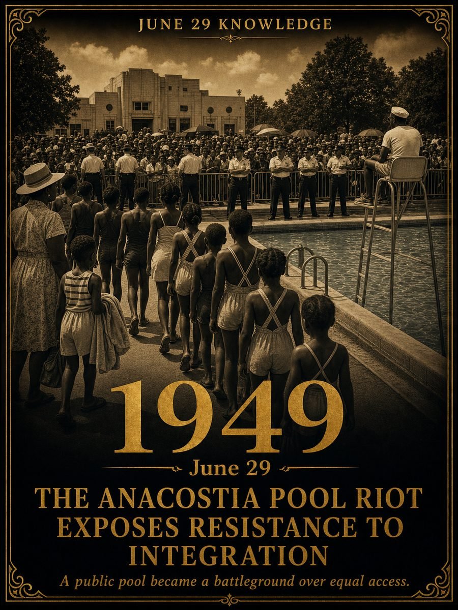 1949 — The Anacostia Pool Riot exposes resistance to public integration