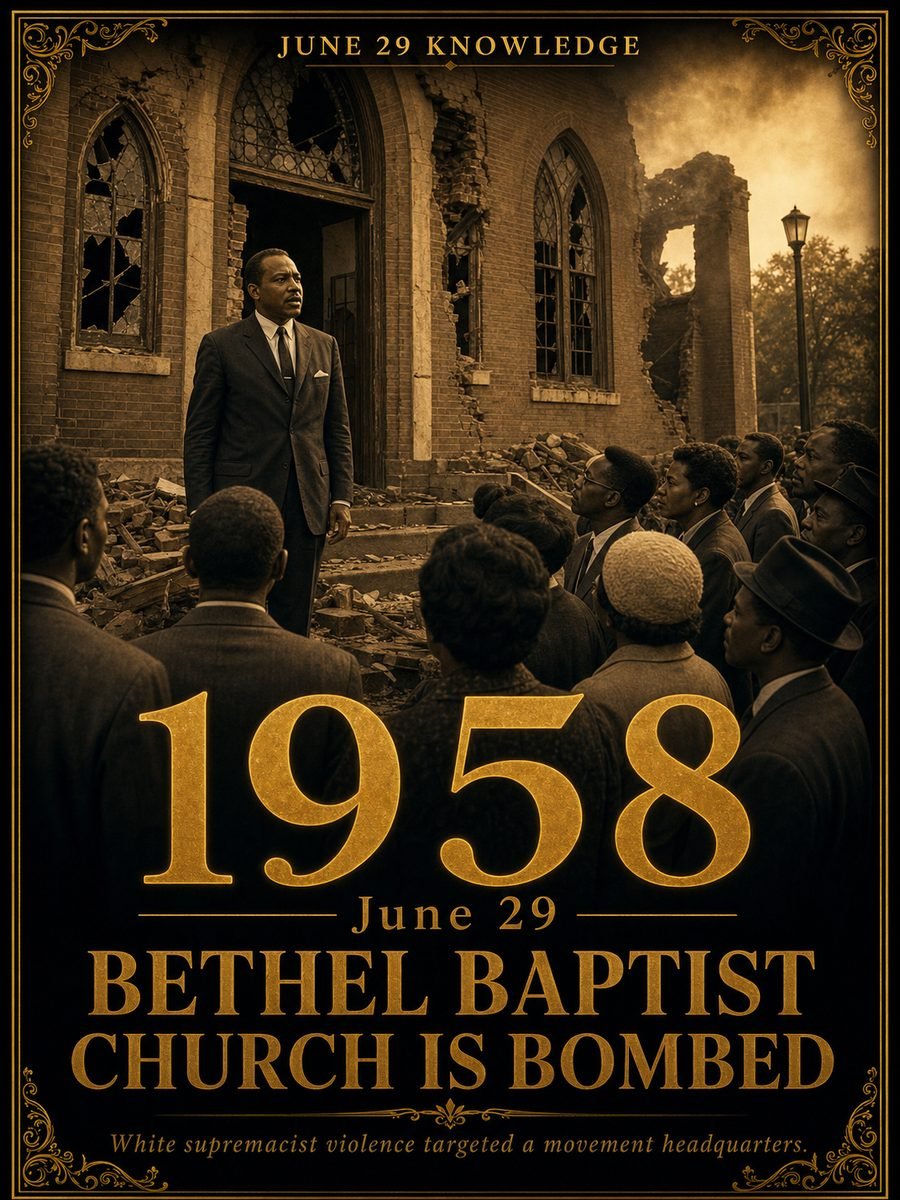 1958 — Bethel Baptist Church is bombed in Birmingham
