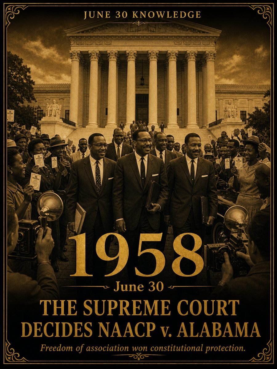 1958 — The Supreme Court decides NAACP v. Alabama