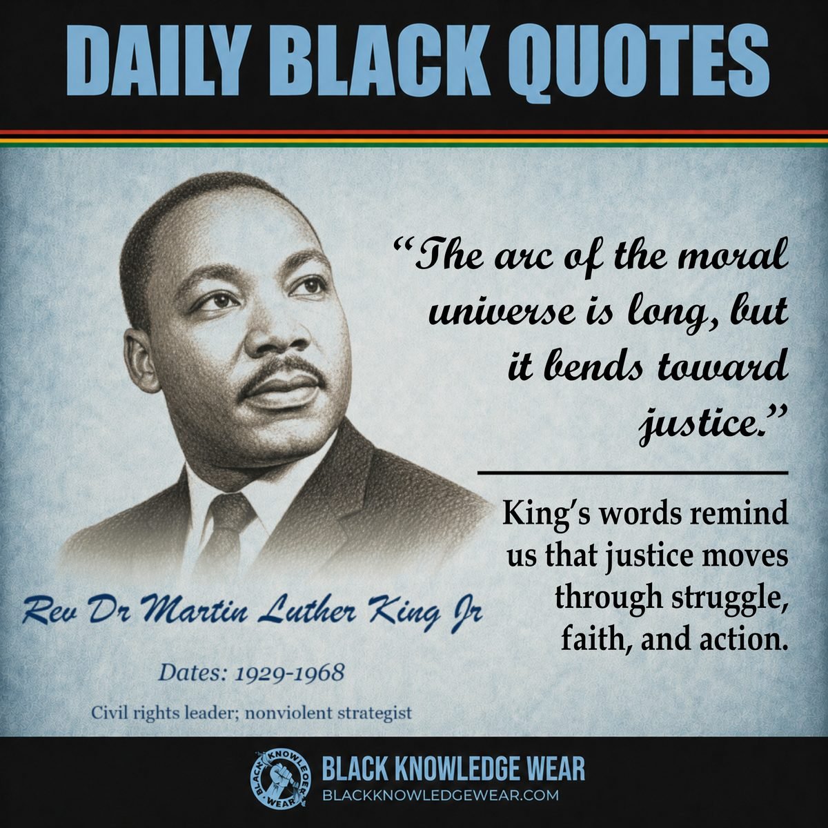 Rev. Dr. Martin Luther King Jr.