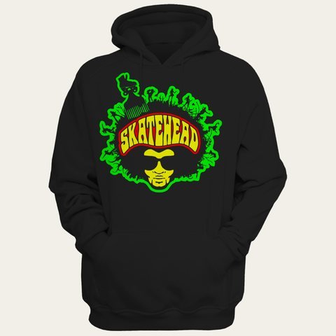 Skatehead Neon Print Hoodie