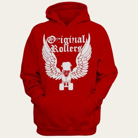 Wing Skate Hoodie in red
