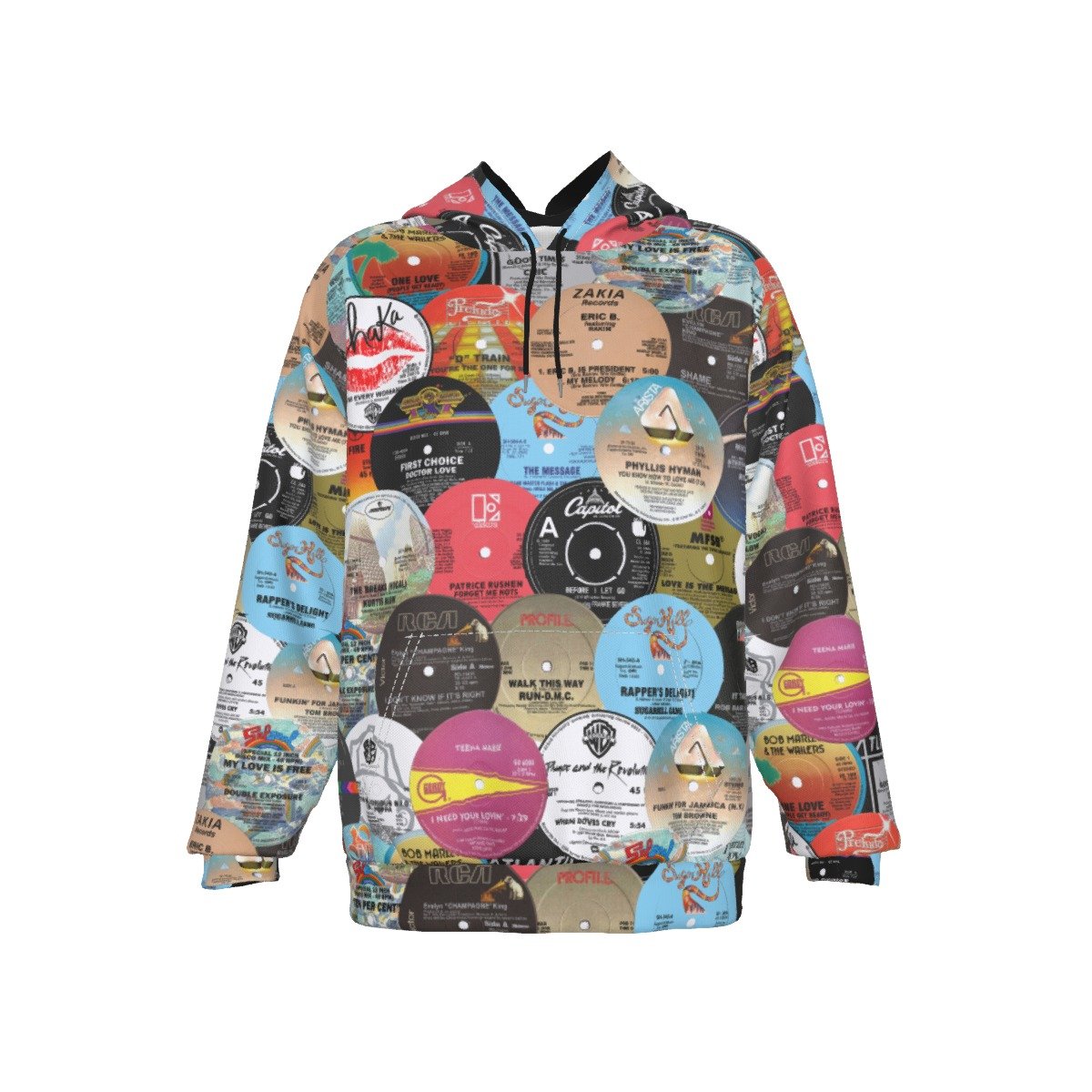Throwback Collage Heavy Fleece Raglan Hoodie