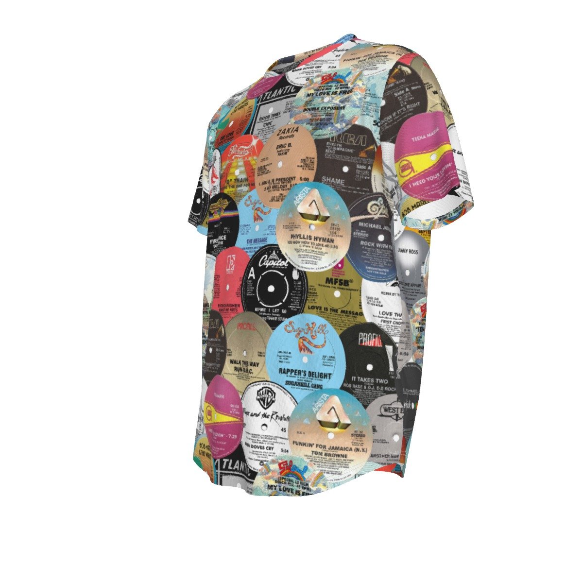 Throwback Collage Round Bottom Shirt - Image 4